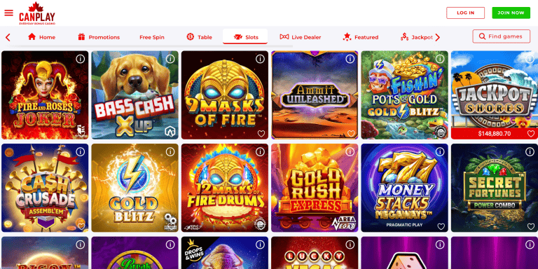 canplay casino games